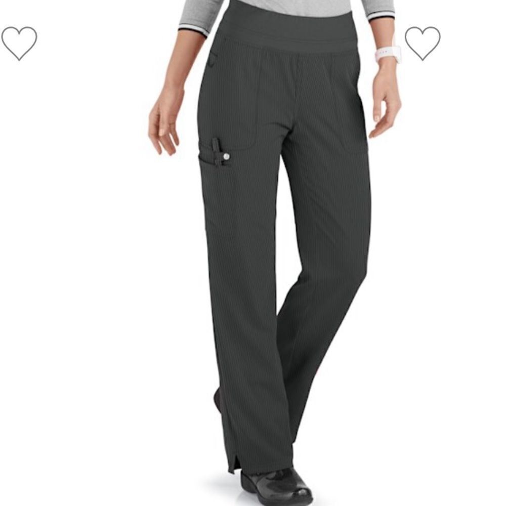 ELLE XSP Six Pocket Black Scrub Pants